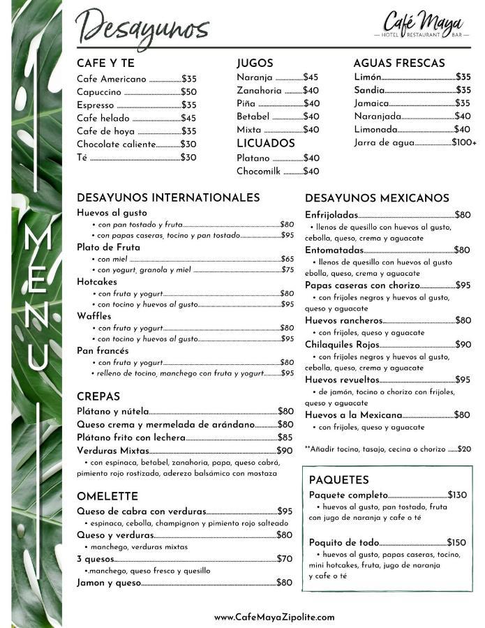 Cafe Maya - Zipolite Eksteriør bilde