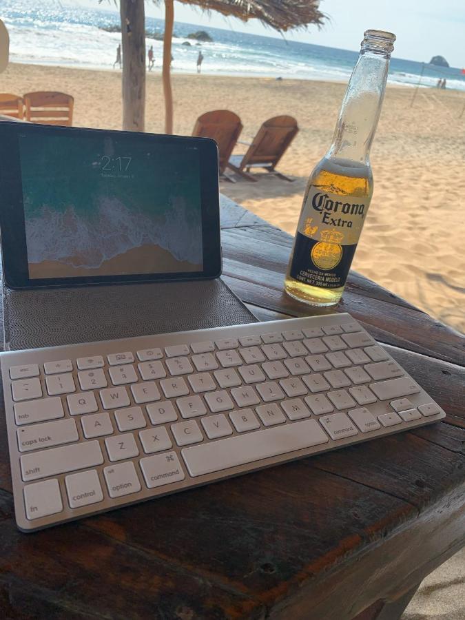 Cafe Maya - Zipolite Eksteriør bilde