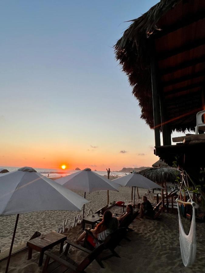 Cafe Maya - Zipolite Eksteriør bilde